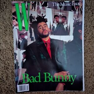 W Magazine With Bad Bunny Interesting Article And Pictures